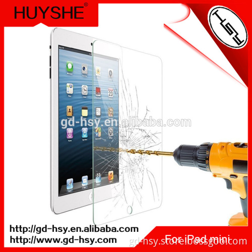 HUYSHE Glass Tempered for iPad Mini Clear Screen Protector Film for iPad Mini